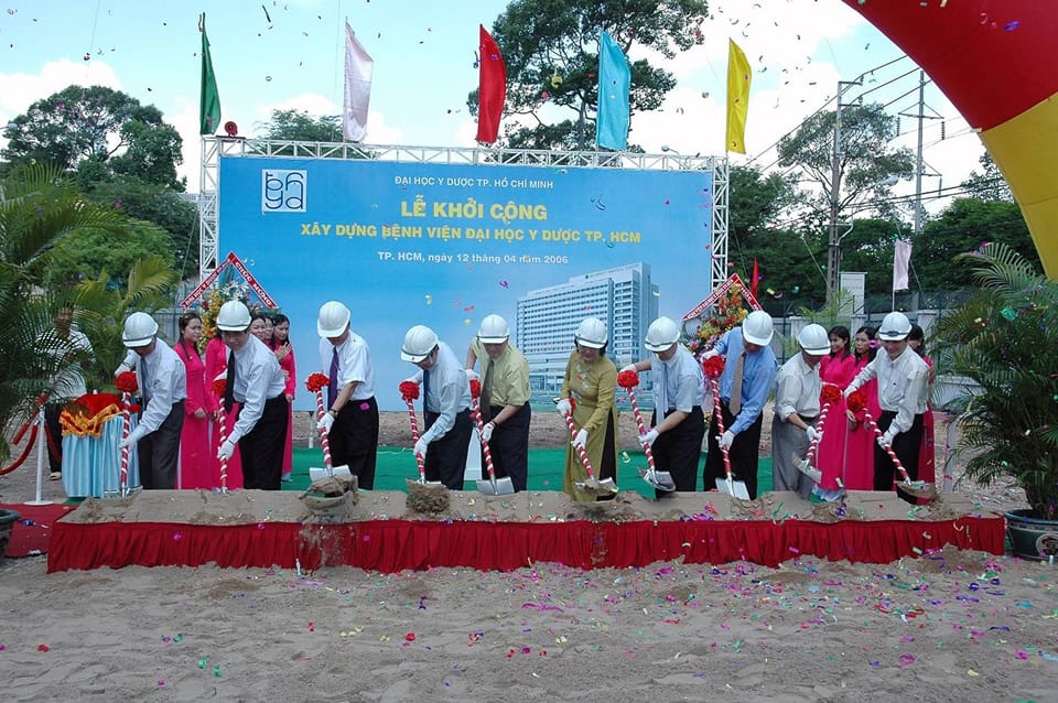 Bệnh viện khởi công xây dựng mở rộng.